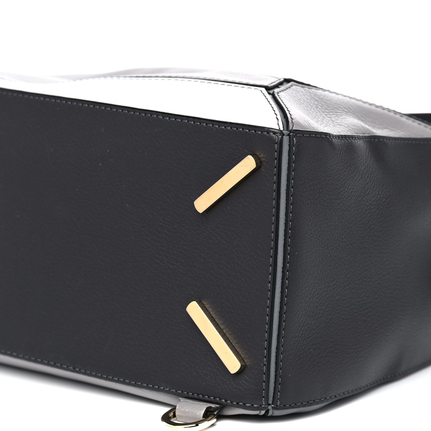 Calfskin Medium Puzzle Bag Grey Multito