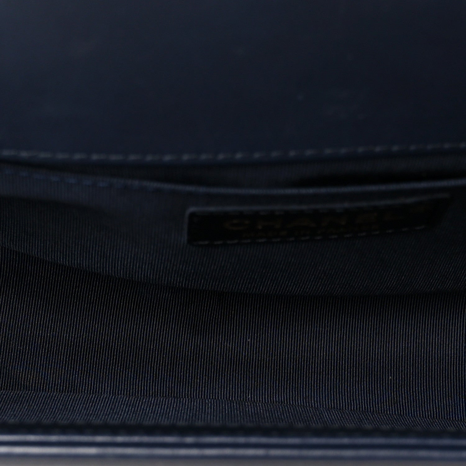 Chanel Lambskin Quilted Medium Boy Flap Dark Navy 5 of 10