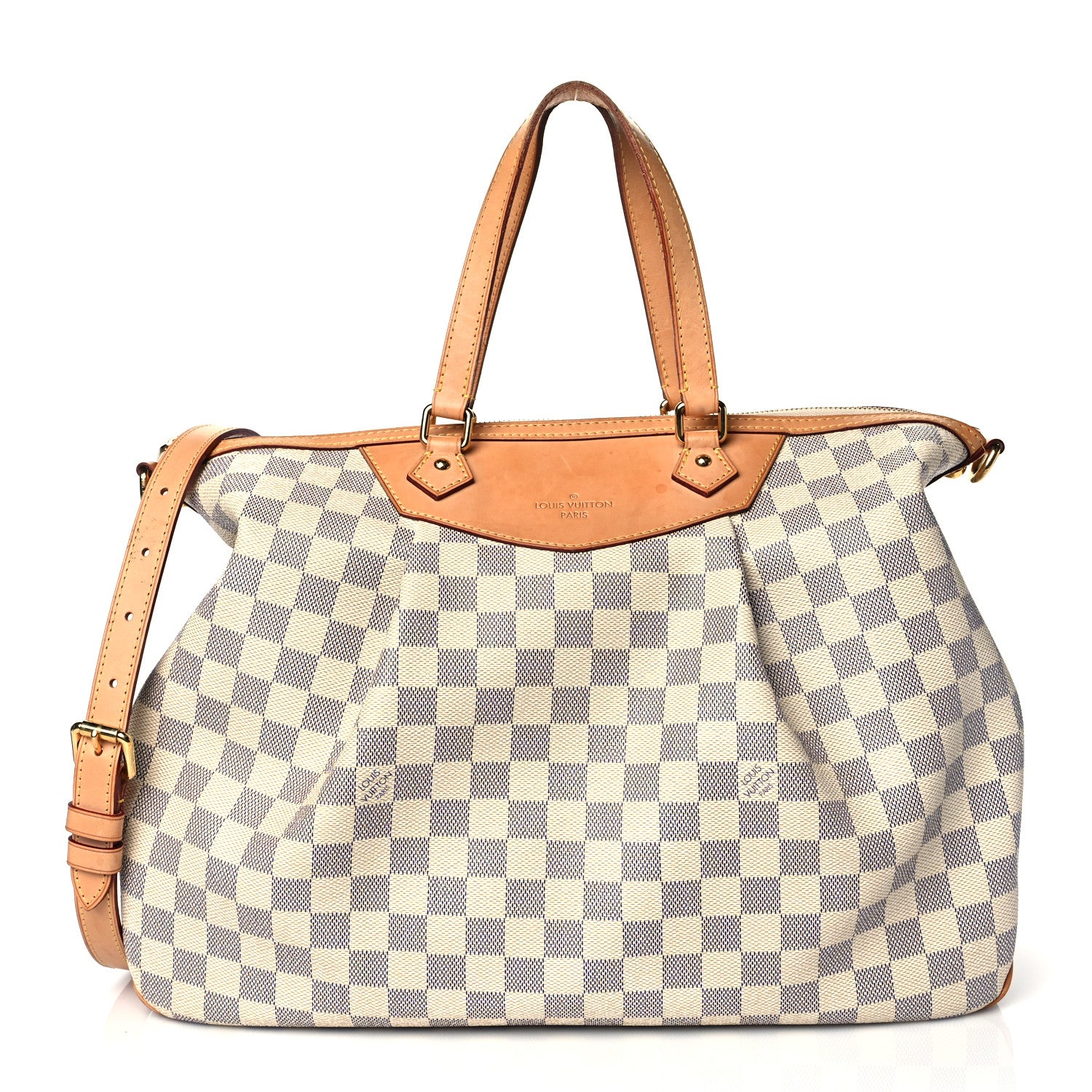 Louis Vuitton Damier Azur Siracusa GM 1 of 11