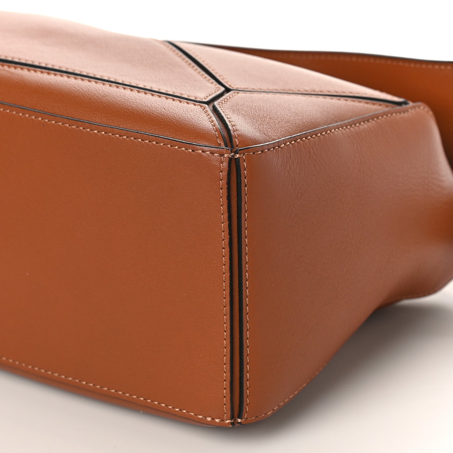 Loewe Calfskin Small Puzzle Bag Tan 8 of 9