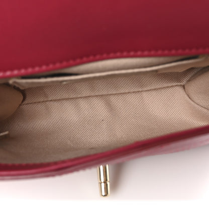 Chanel Calfskin Chevron Stitched Coco Waist Bag Red 5 of 10