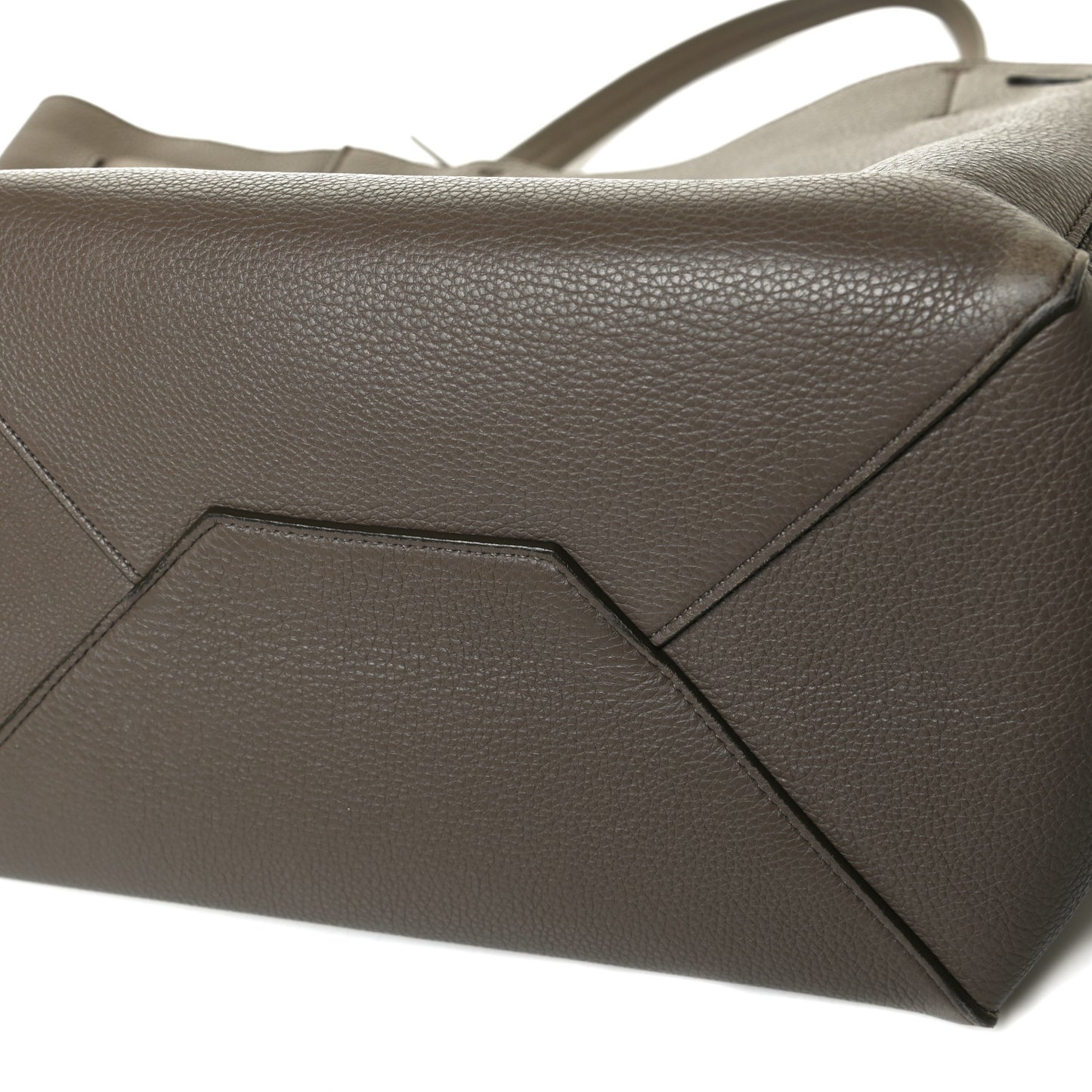 Soft Grained Calfskin Small Belt Cabas Phantom Taupe