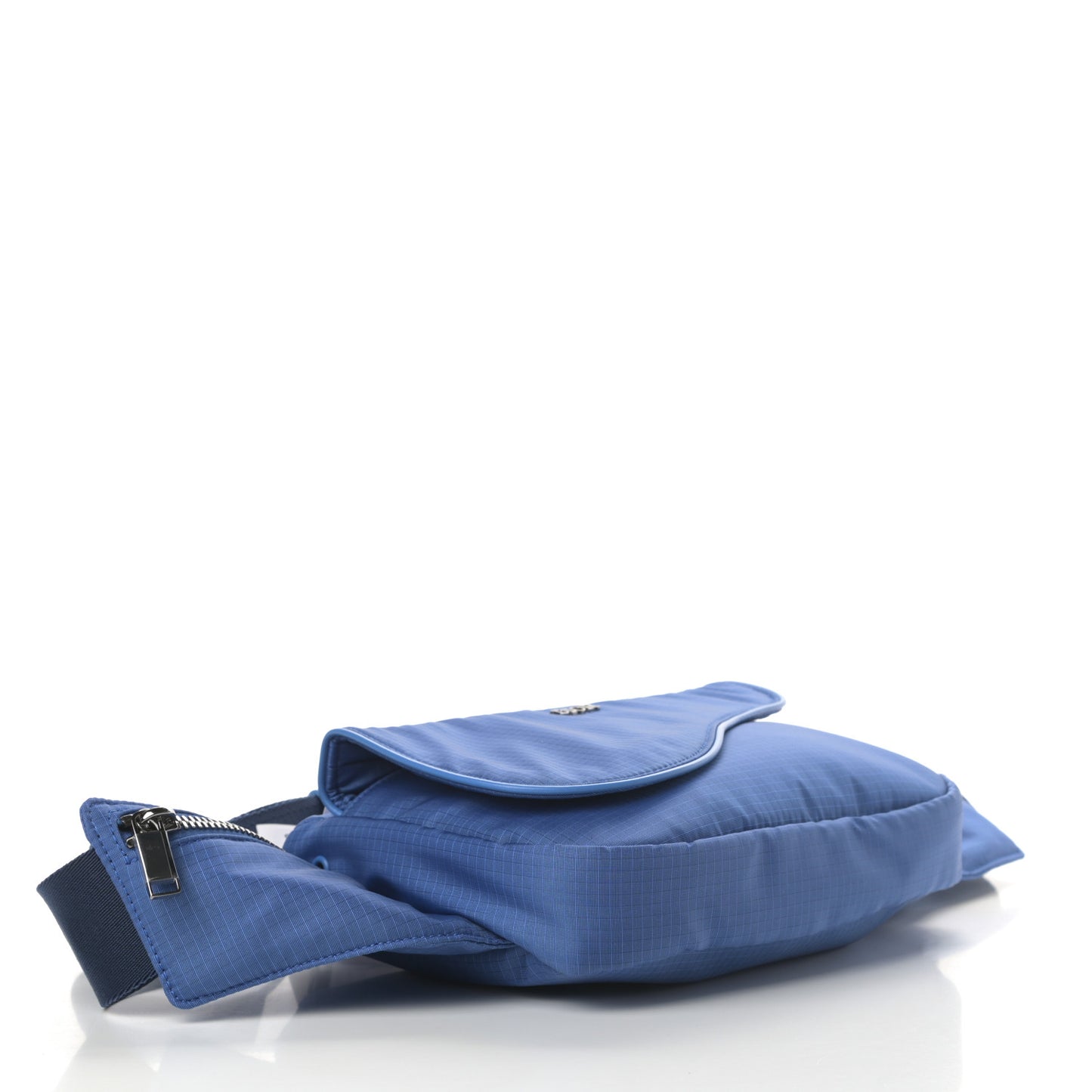 Nylon Saddle Belt Bag Blue