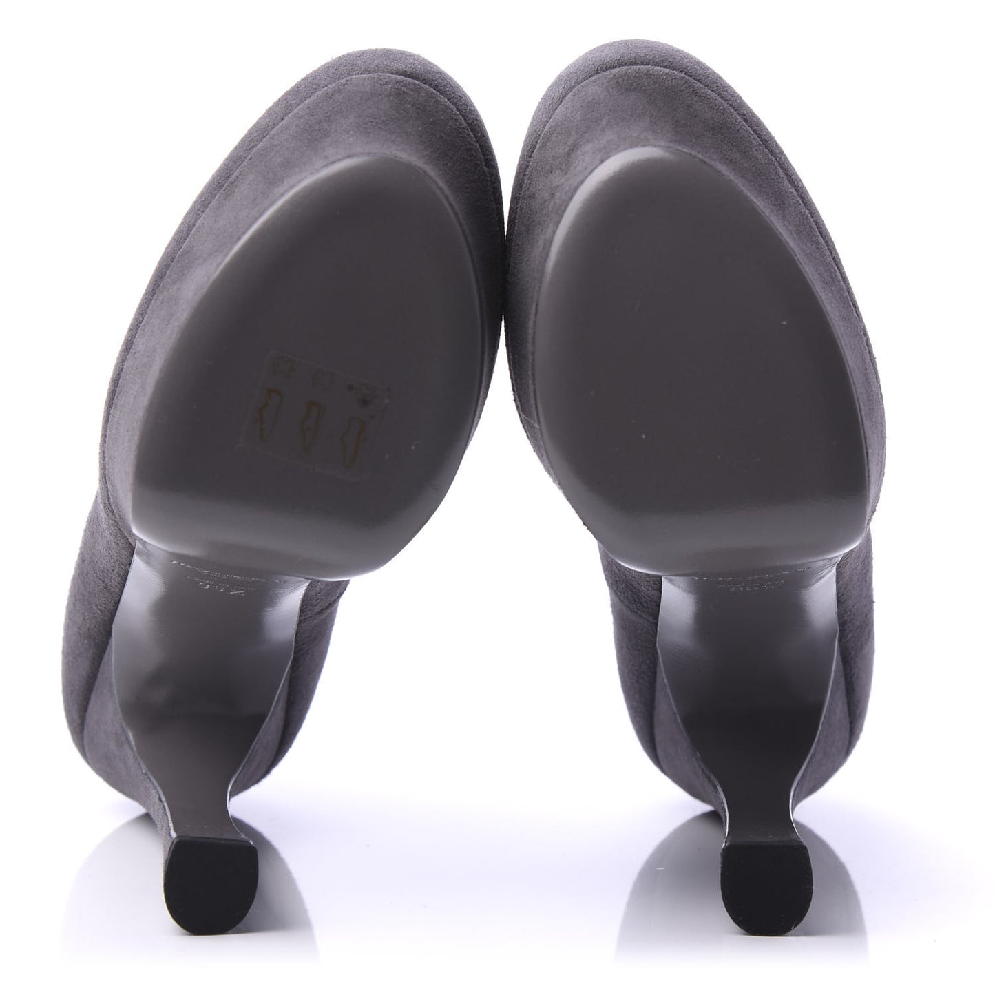 Kid Scamosciato Palais 105 Pumps 35.5 Flannel Gris