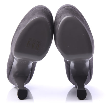 Saint Laurent Kid Scamosciato Palais 105 Pumps 35.5 Flannel Gris 5 of 9