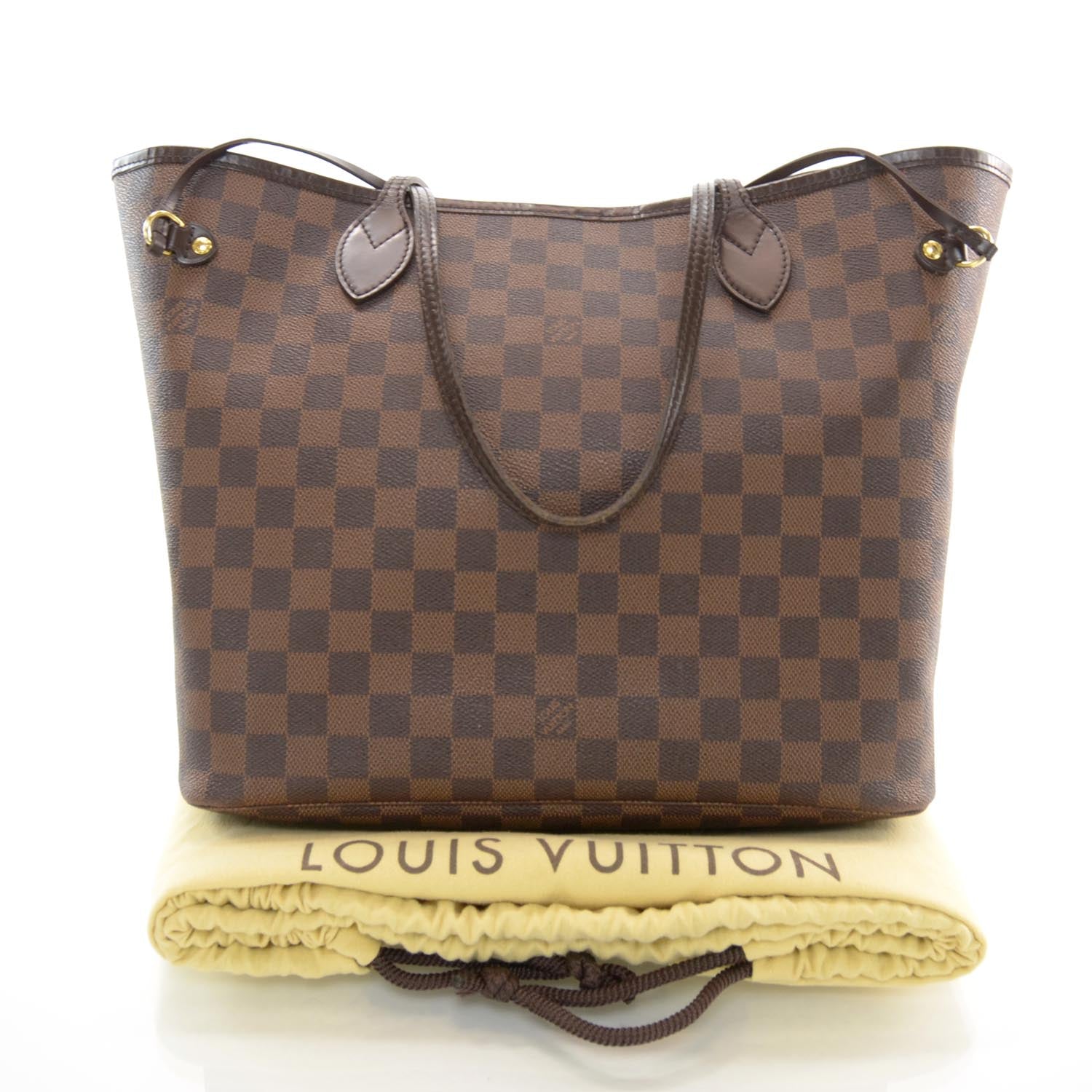 Louis Vuitton Damier Ebene Neverfull MM 3 of 7