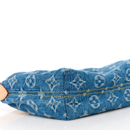 Louis Vuitton Monogram Denim Hills Pochette Blue 9 of 11