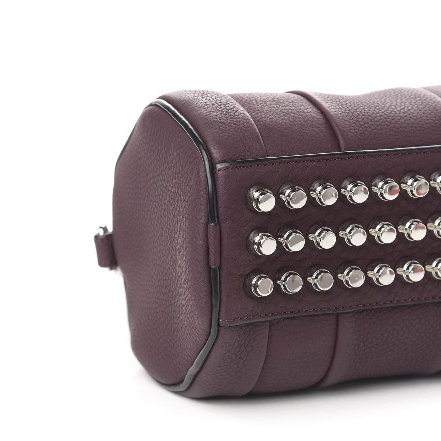 Pebbled Calfskin Mini Rockie Matte Oxblood