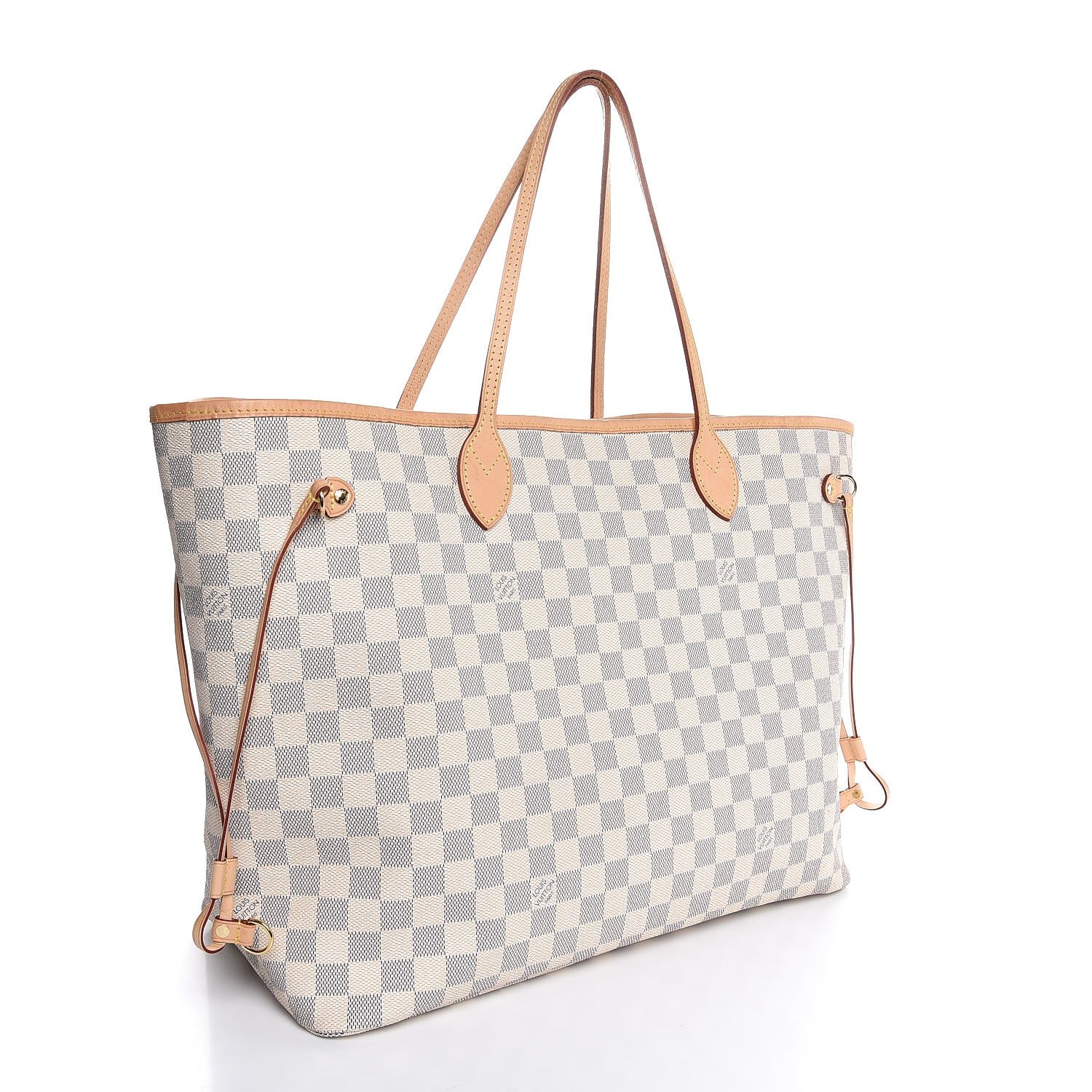 Louis Vuitton Damier Azur Neo Neverfull GM Rose Ballerine 3 of 8