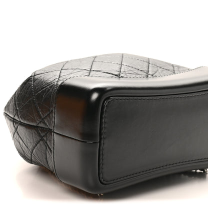 Chanel Aged Calfskin Quilted Small Gabrielle Backpack Black 8 of 10