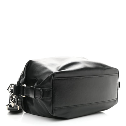 Givenchy Waxed Calfskin Medium Nightingale Logo Strap Black 4 of 11
