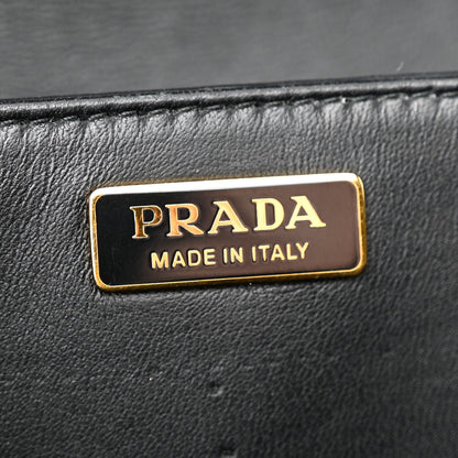 Prada Velvet City Calfskin Cahier Bag Black 6 of 17
