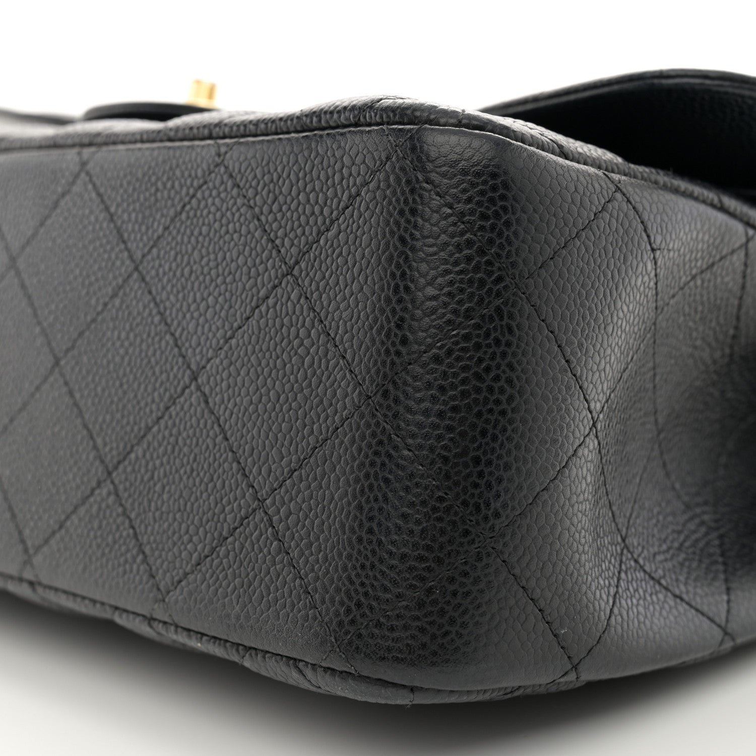 Chanel Caviar Quilted Jumbo Double Flap Black 10 of 12