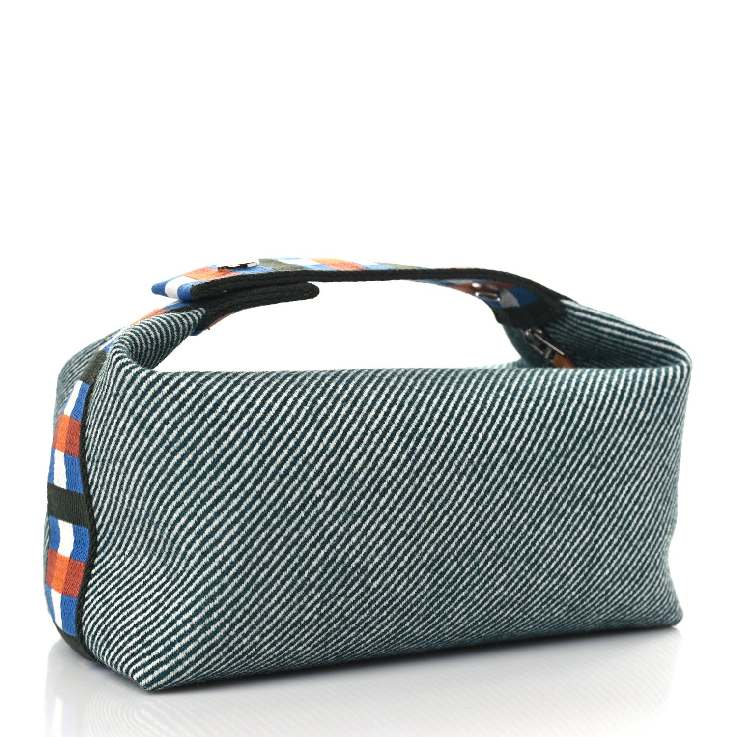 Hermes Wool Small Bride-A-Brac H Natte Pouch Vert Foret 3 of 9