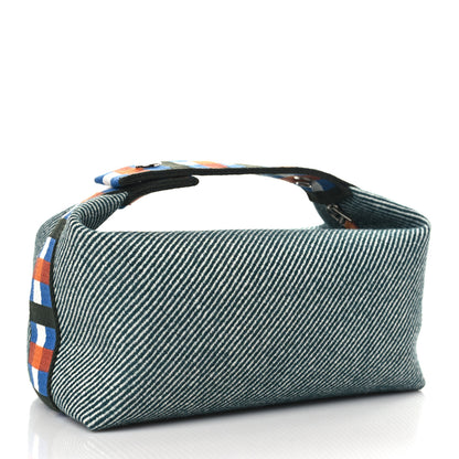 Hermes Wool Small Bride-A-Brac H Natte Pouch Vert Foret 3 of 9