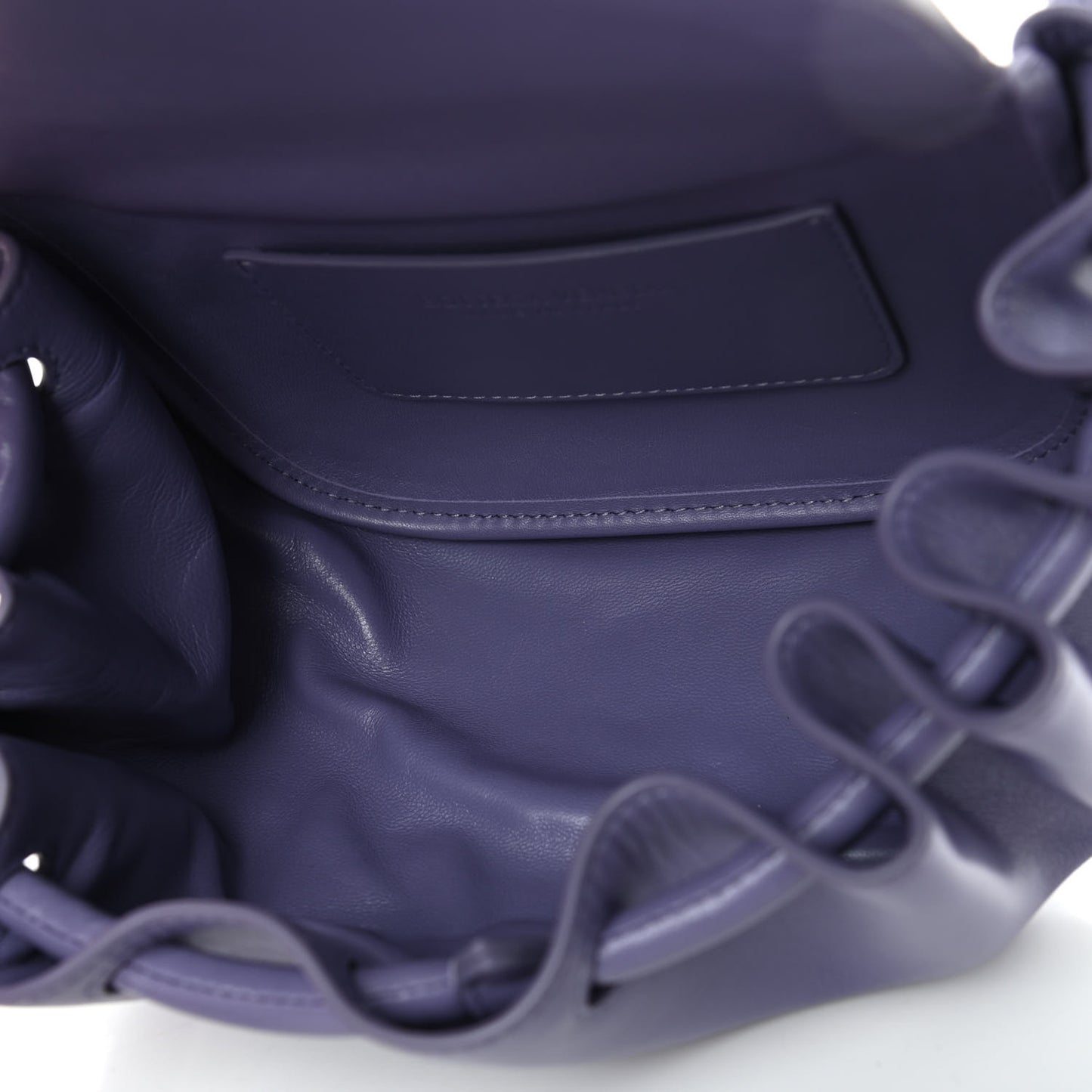 Lambskin Small Beak Triangle Flap Shoulder Bag Lavender