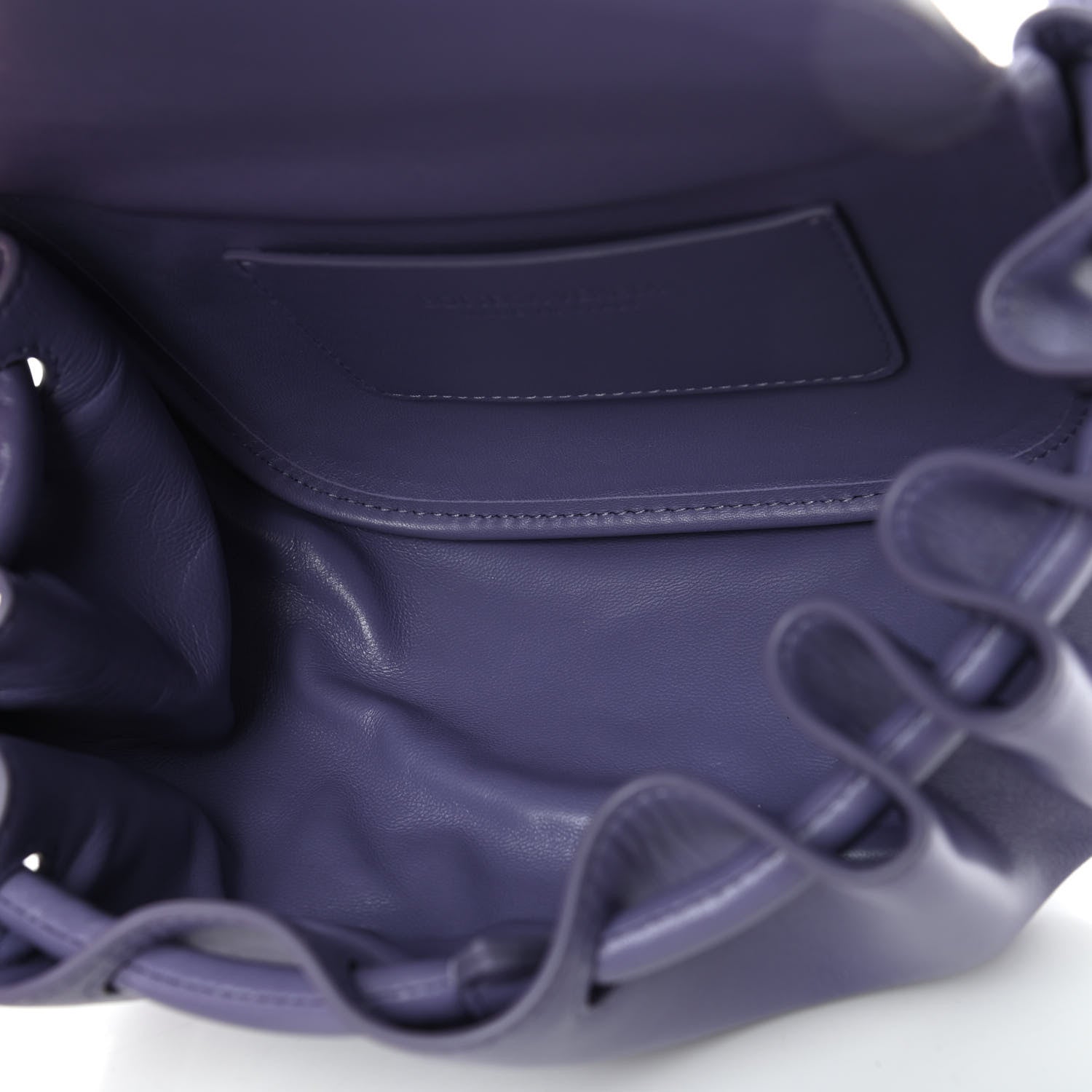 Bottega Veneta Lambskin Small Beak Triangle Flap Shoulder Bag Lavender 4 of 4