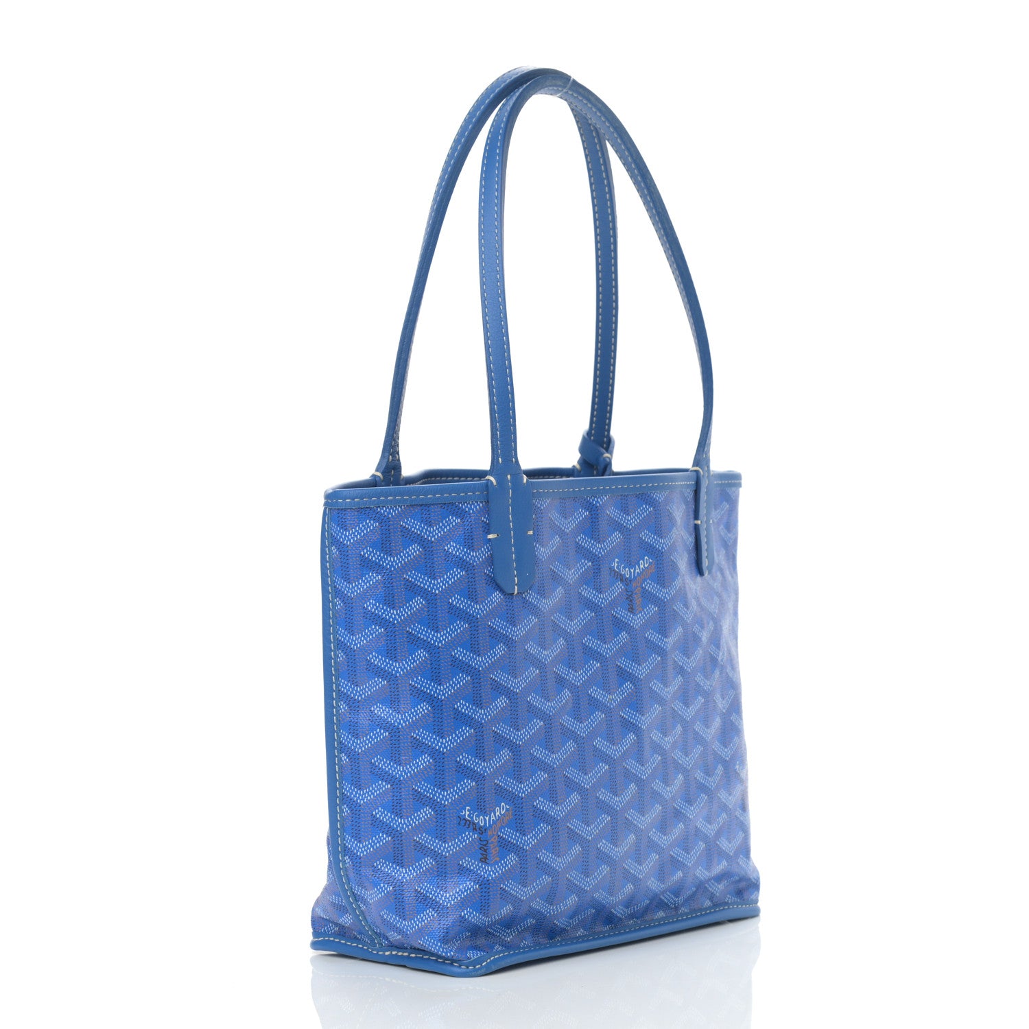 Goyard Goyardine Reversible Mini Anjou Sky Blue 5 of 17