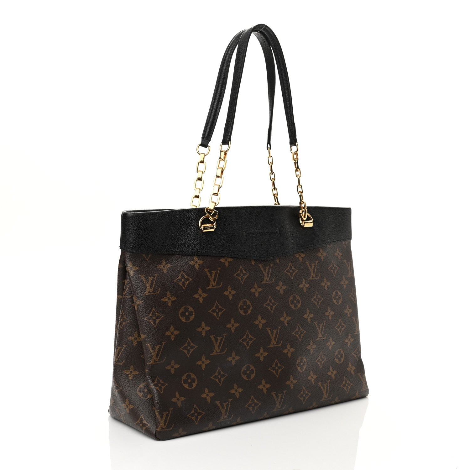 Louis Vuitton Monogram Pallas Shopper Black 3 of 9