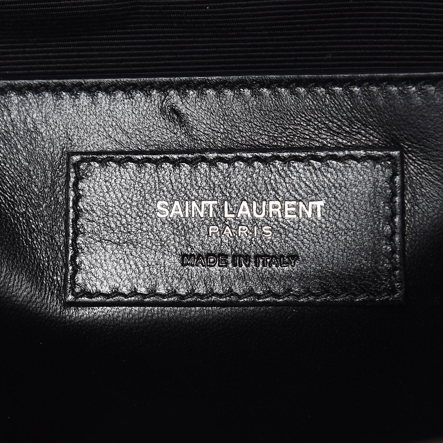 Saint Laurent Grain De Poudre Medium Classic Monogram Kate Satchel Earth Grey 7 of 12