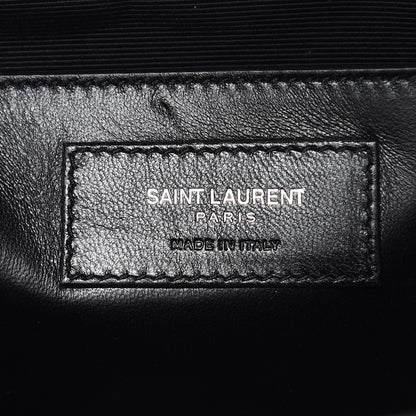 Saint Laurent Grain De Poudre Medium Classic Monogram Kate Satchel Earth Grey 7 of 12