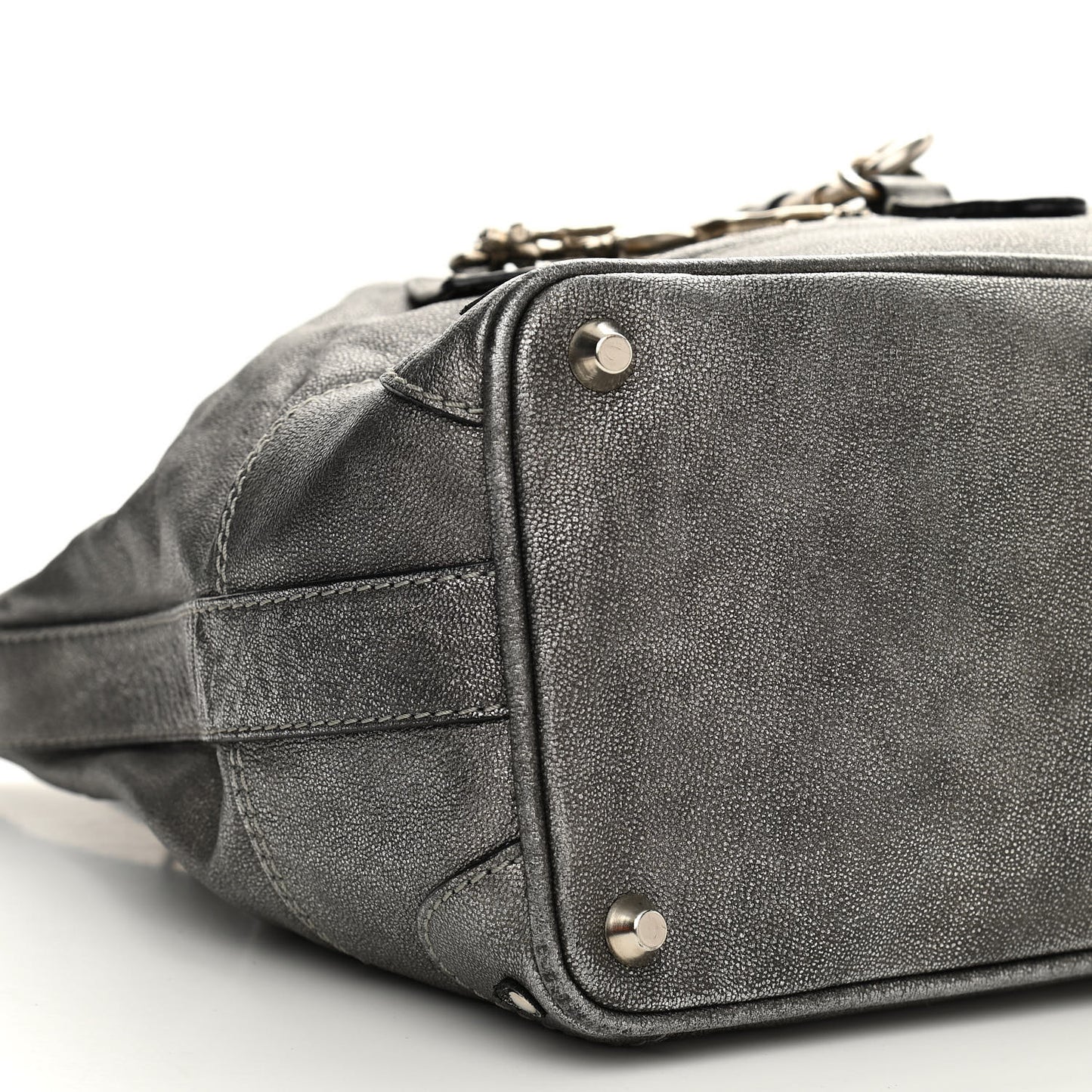 Metallic Calfskin Kerala Bag Canon
