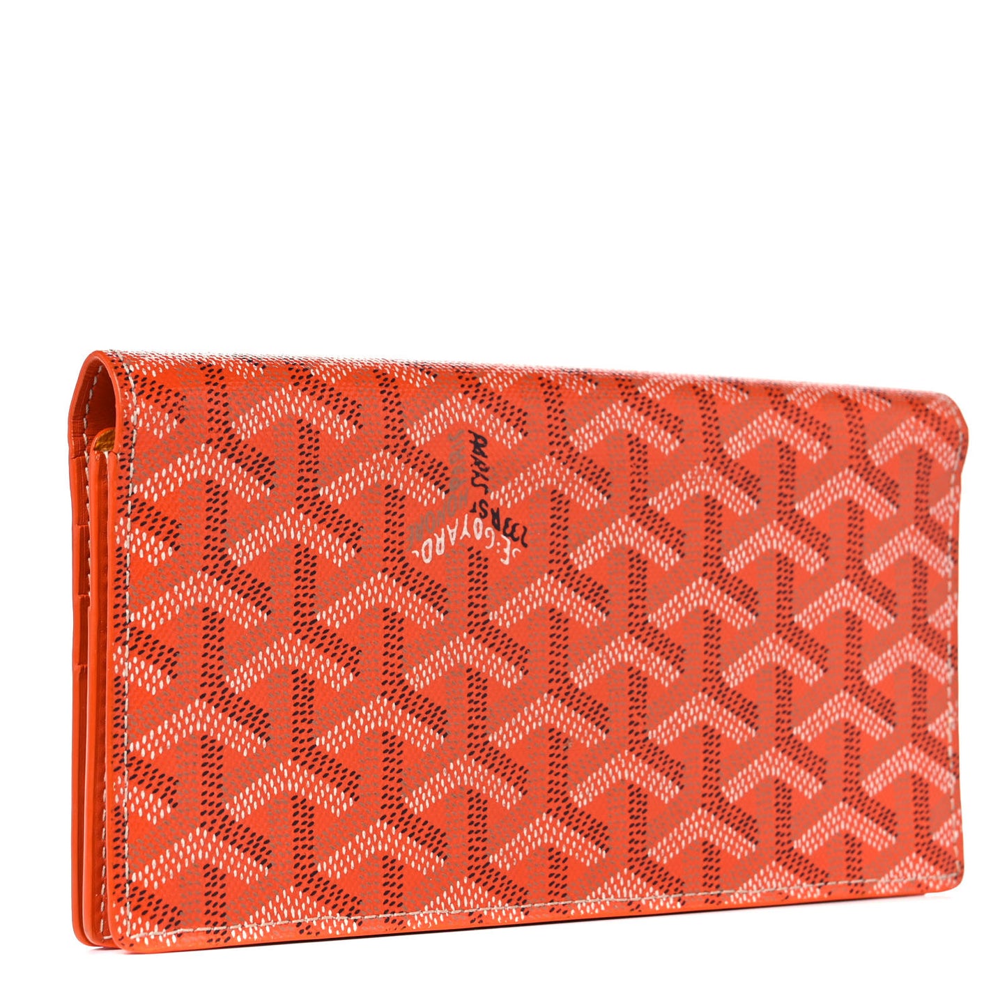 Goyardine Richelieu Wallet Orange