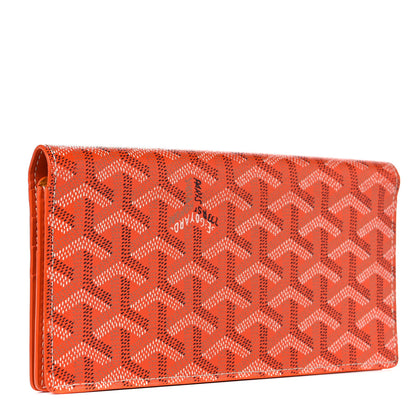 Goyard Goyardine Richelieu Wallet Orange 3 of 17