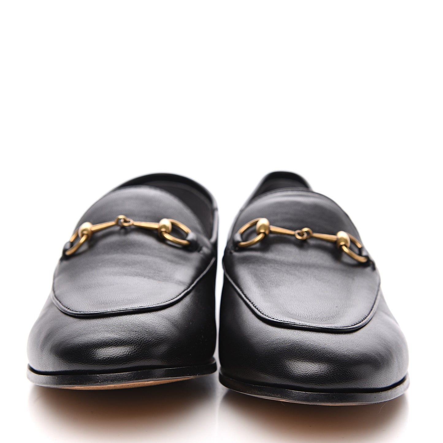 Lambskin Womens Brixton Horsebit Loafers 39.5 Black