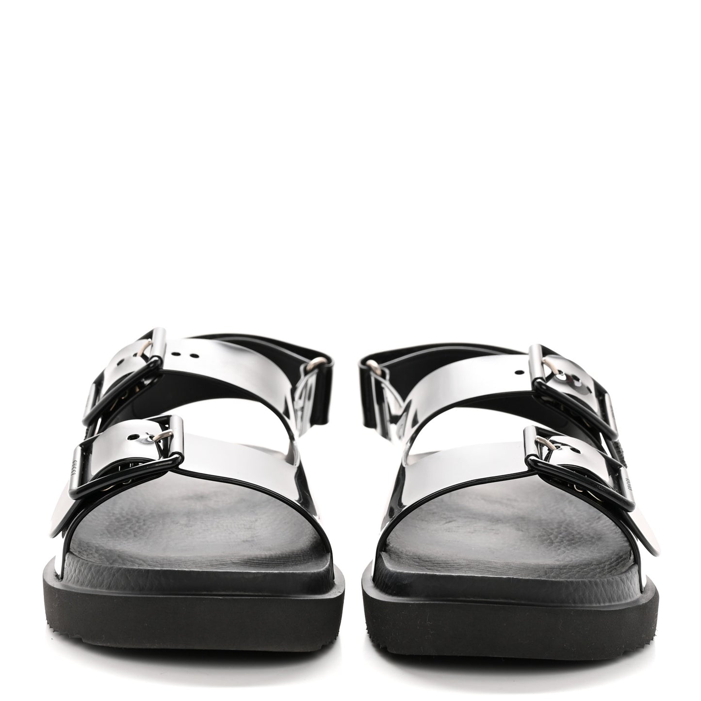 Rubber Mini Double G Womens Isla Dad Sandals 36 Black