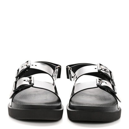 Gucci Rubber Mini Double G Womens Isla Dad Sandals 36 Black 2 of 12