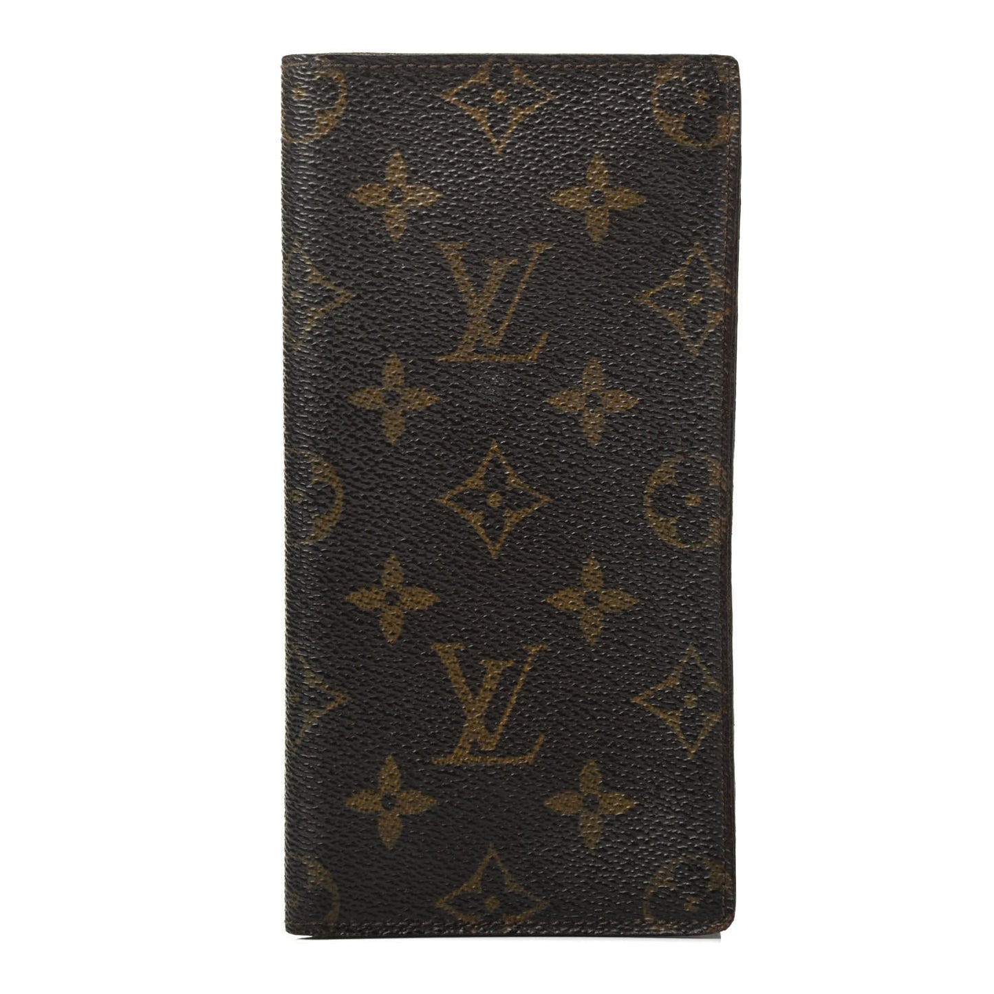 Monogram Checkbook Holder Wallet