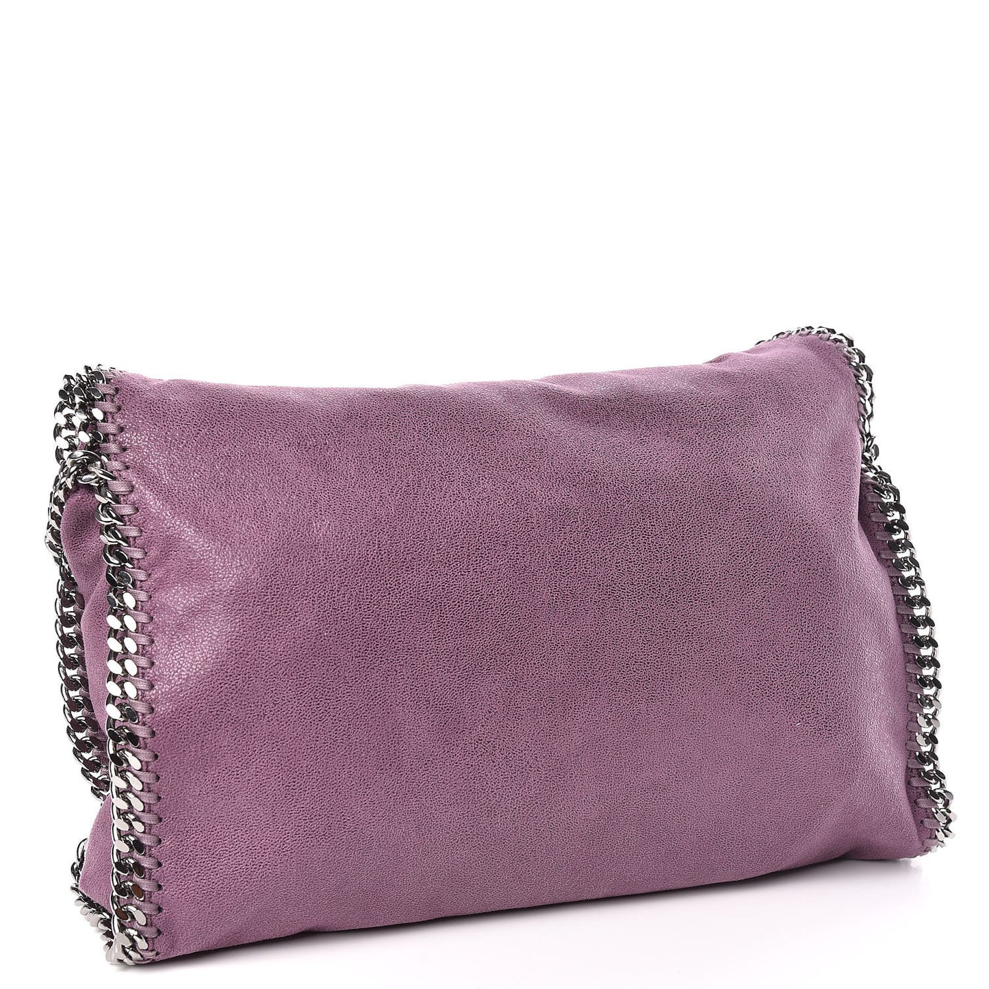 Shaggy Deer Falabella Fold Over Tote Amethyst
