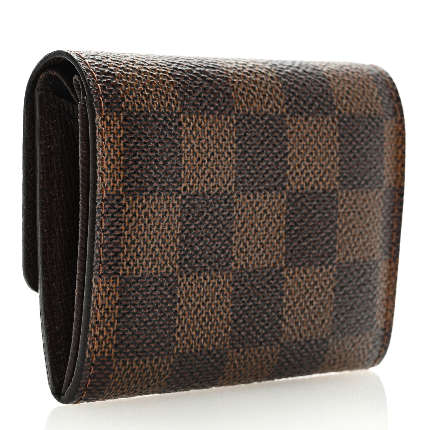 Louis Vuitton Damier Ebene Porte-Monnaie Plat Coin Purse 3 of 6