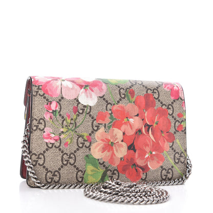 Gucci GG Supreme Monogram Blooms Super Mini Dionysus Shoulder Bag Beige Multicolor Dry Rose 3 of 9