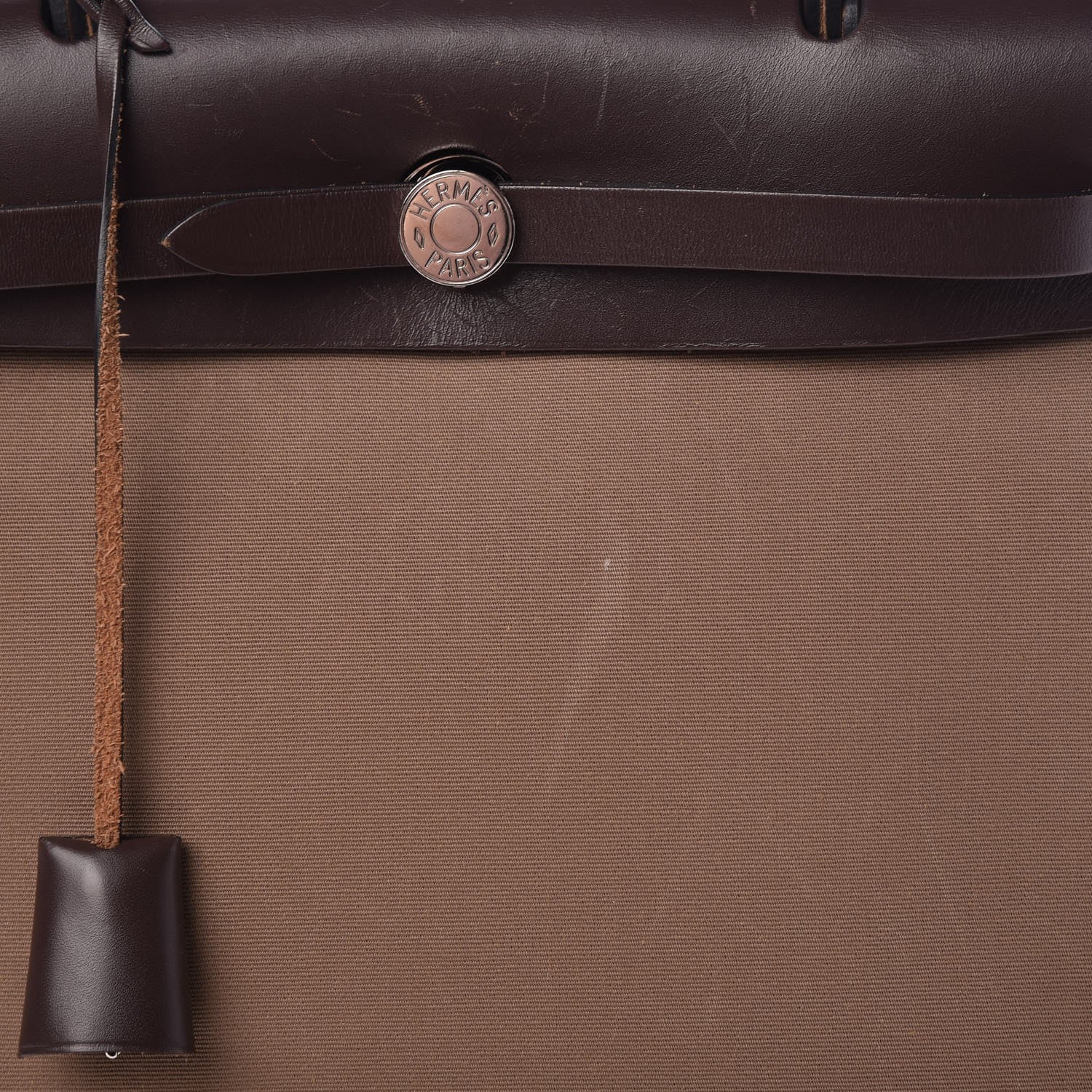 Hermes Vache Hunter Toile Herbag Zip 31 PM Etoupe Ebene 14 of 17