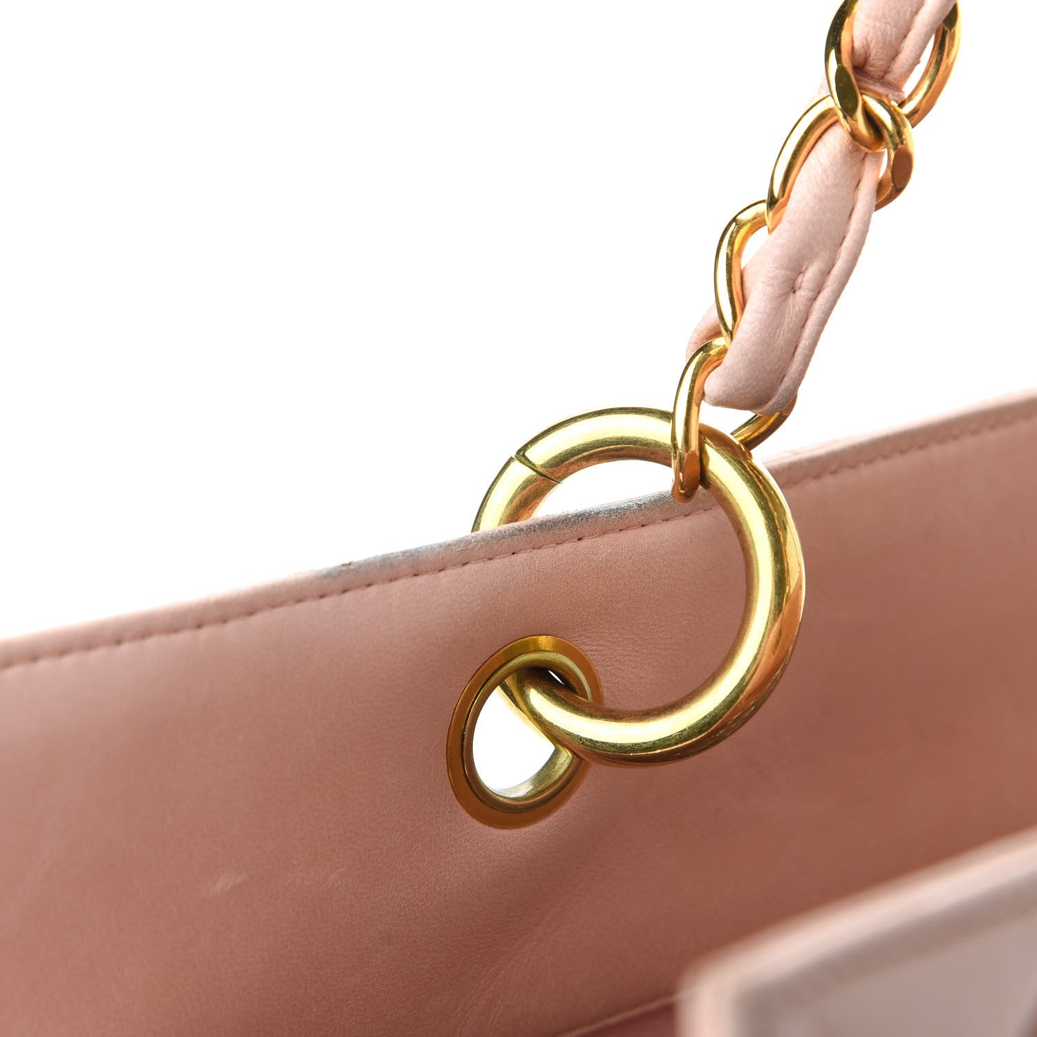 Chanel Lambskin Quilted Grand Shopping Tote GST Pink 15 of 18