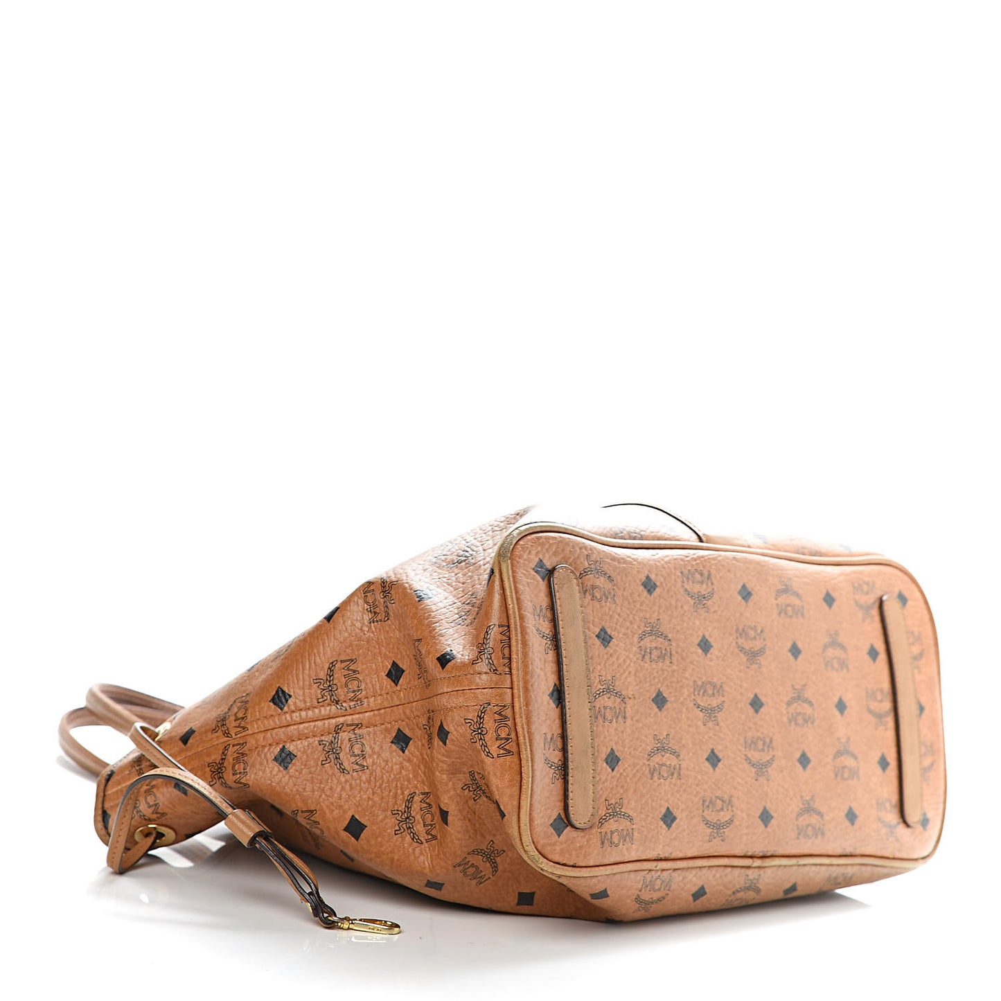 Visetos Medium Liz Reversible Shopper Tote Cognac