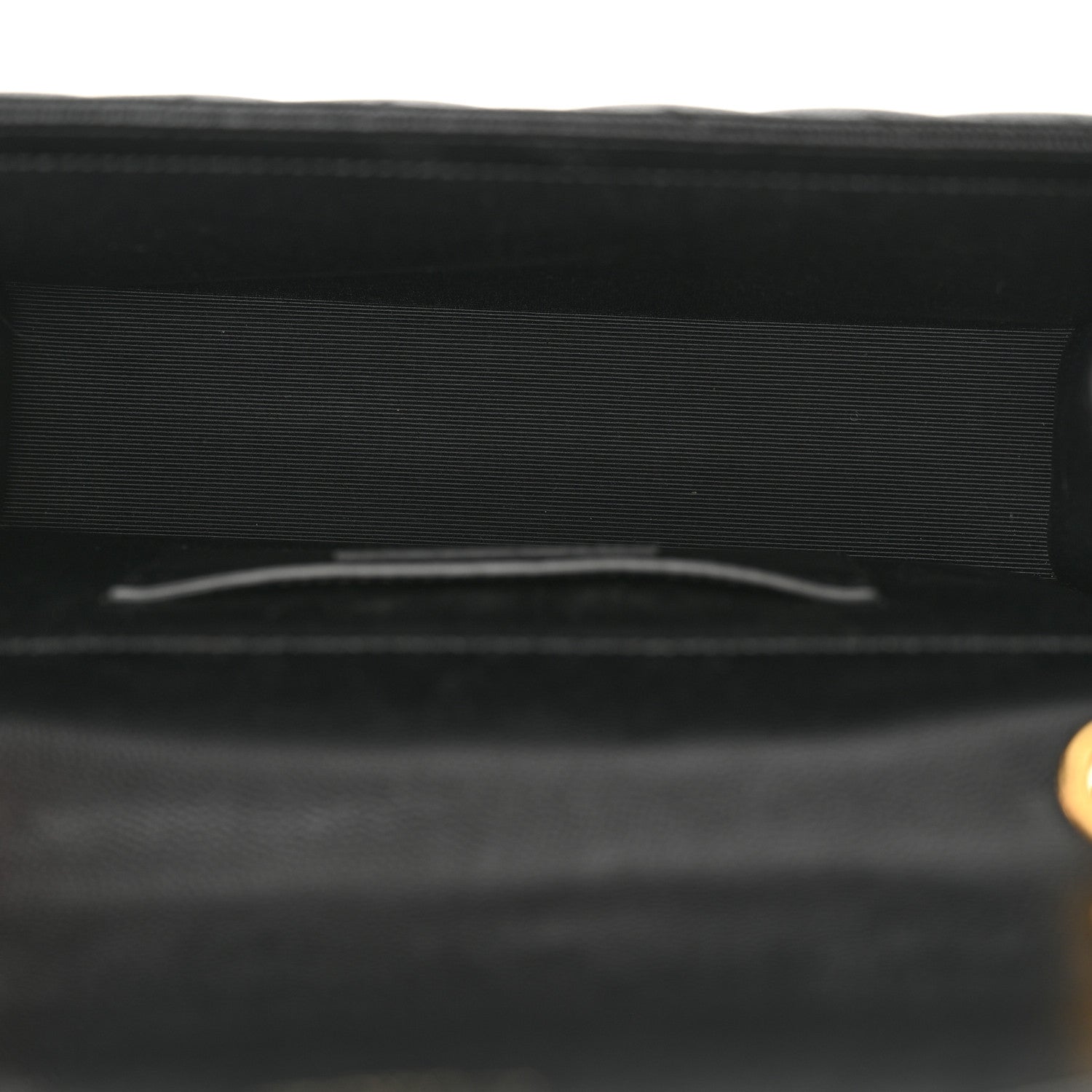 Saint Laurent Grain De Poudre Matelasse Chevron Medium Monogram Satchel Black 5 of 12