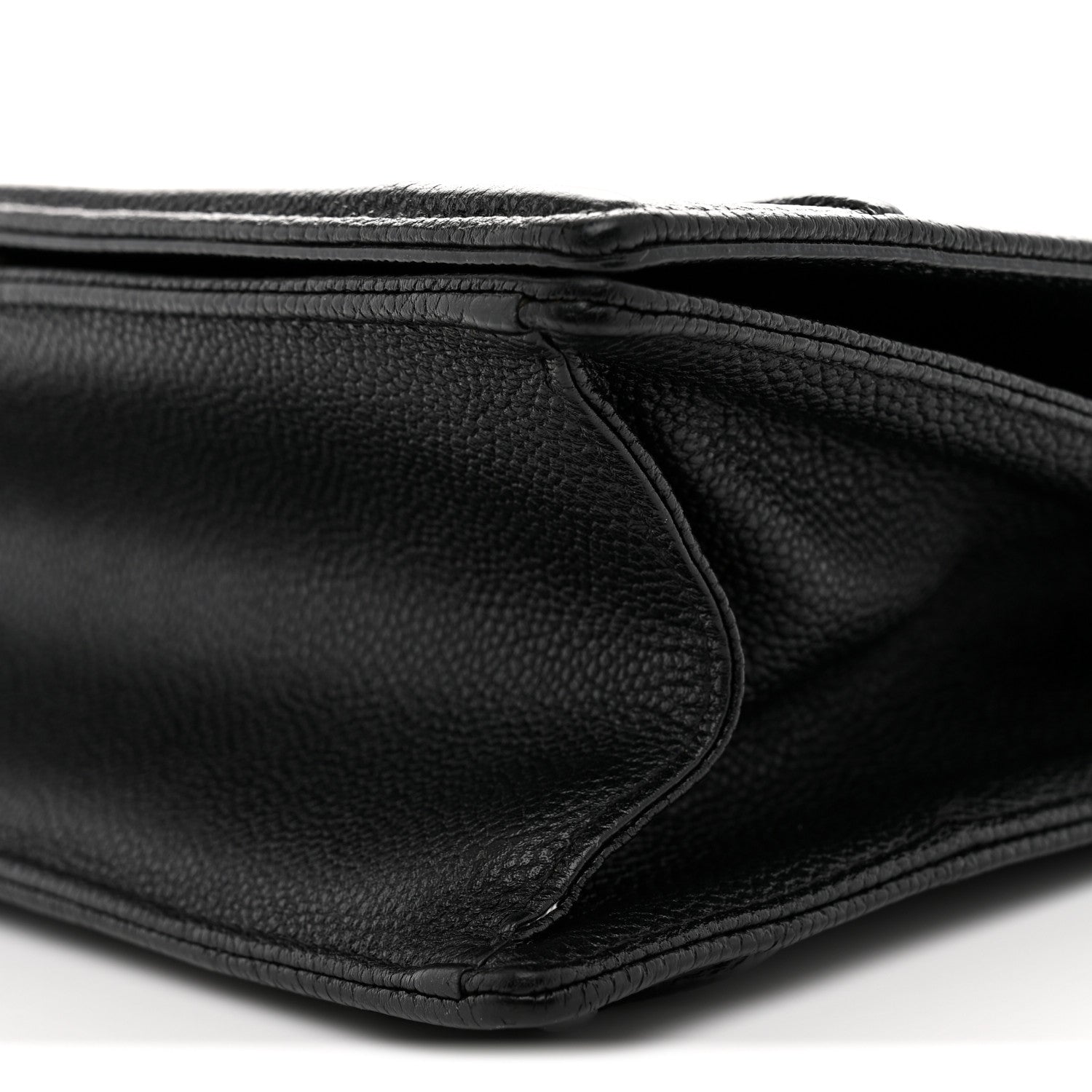 Christian Dior Grained Calfskin Medium Diorama Flap Bag Black 10 of 12