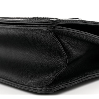 Christian Dior Grained Calfskin Medium Diorama Flap Bag Black 10 of 12