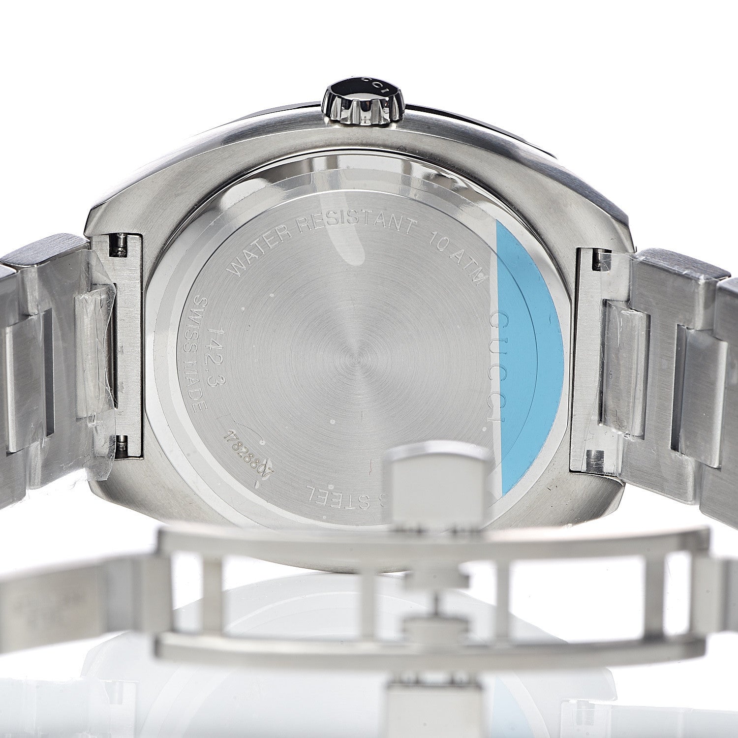 Gucci Stainless Steel 40mm GG2570 Quartz Watch Blue 6 of 6
