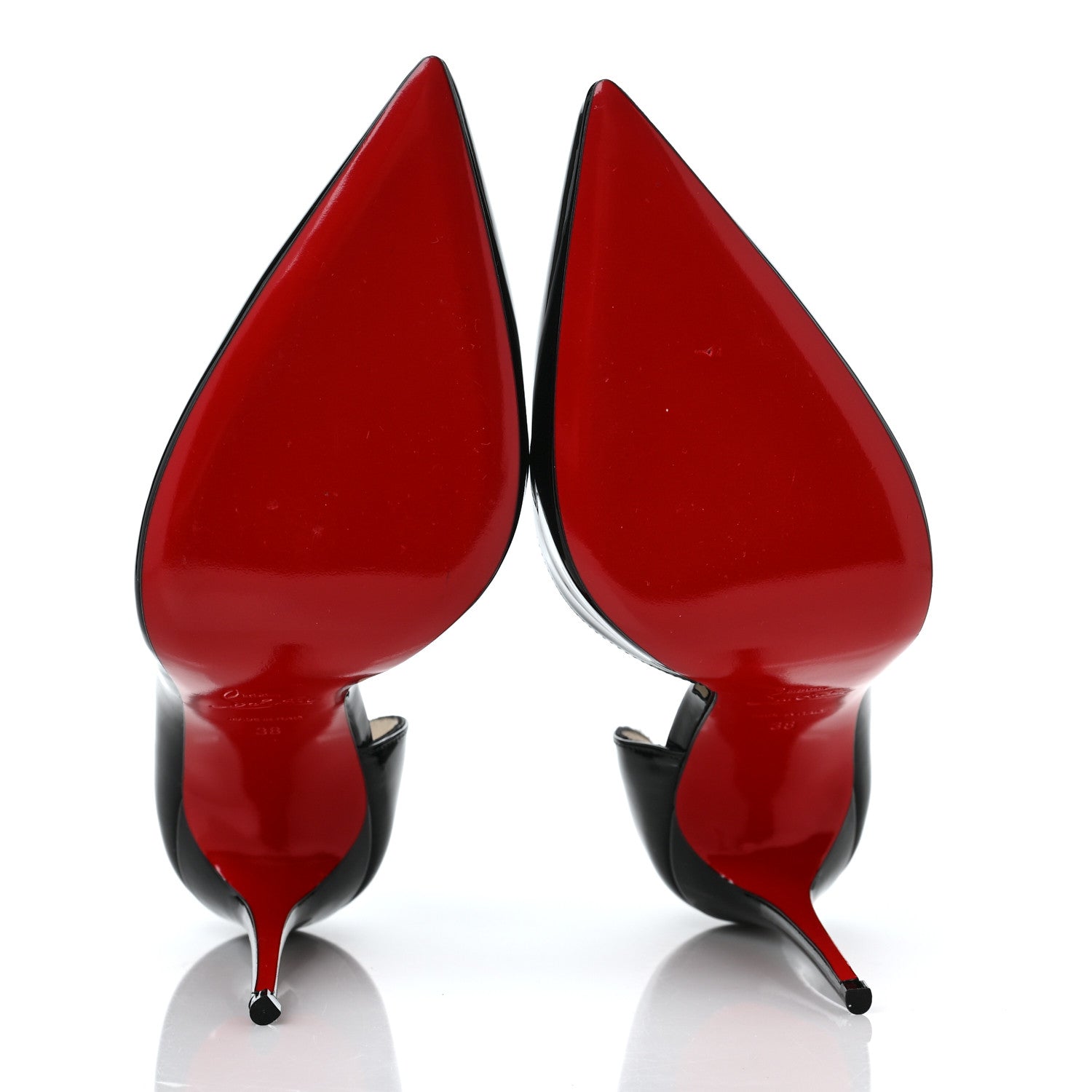 Christian Louboutin Patent Iriza 100 Pumps 38 Black 5 of 7