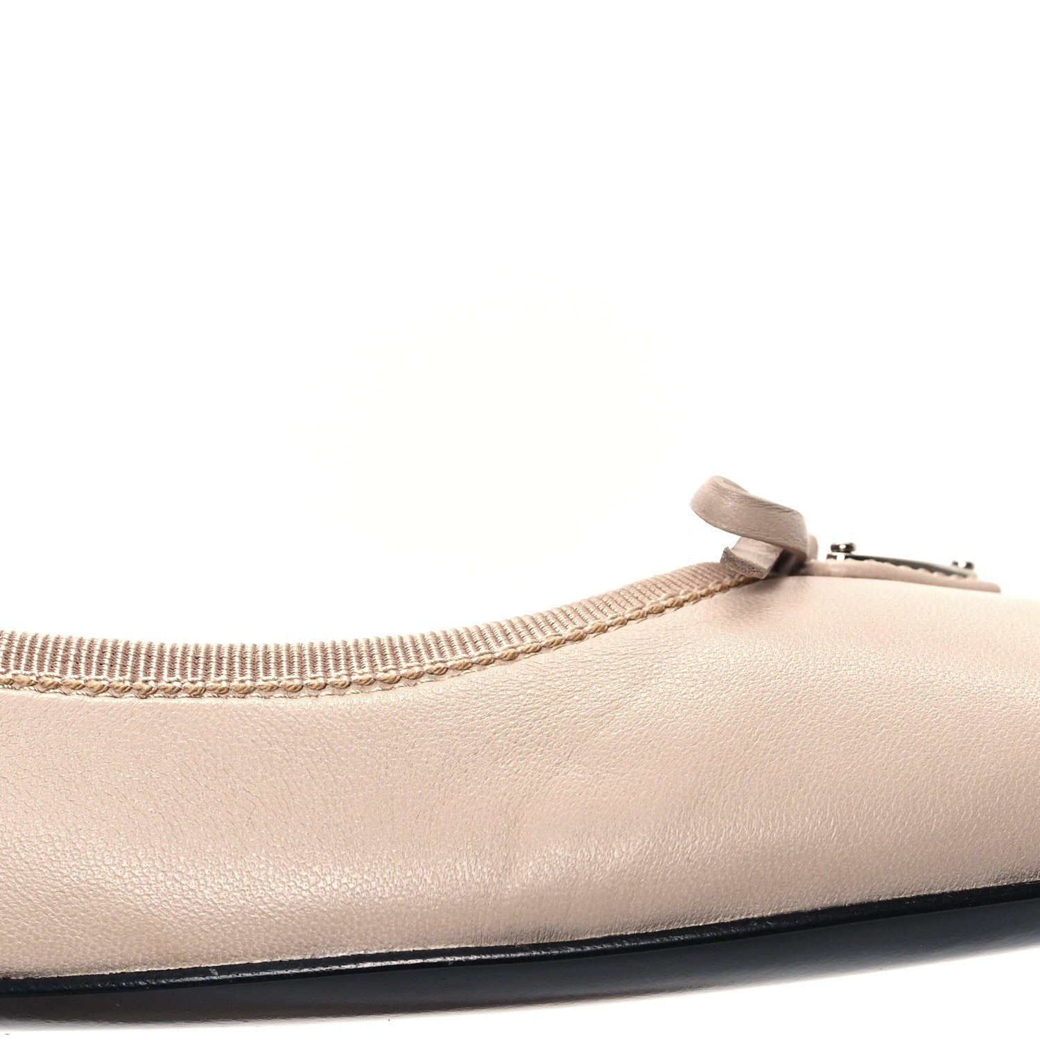 Prada Nappa Triangle Logo Ballerina Flats 40 Light Pink 6 of 11