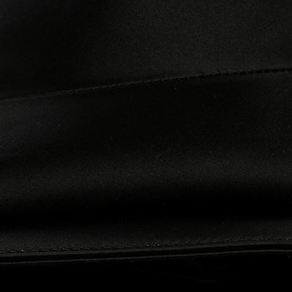 Christian Dior Satin Crystal Mini Saddle Bag Black 7 of 14