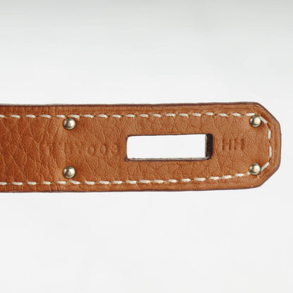 Hermes Taurillon Clemence Jypsiere 28 Gold 6 of 9