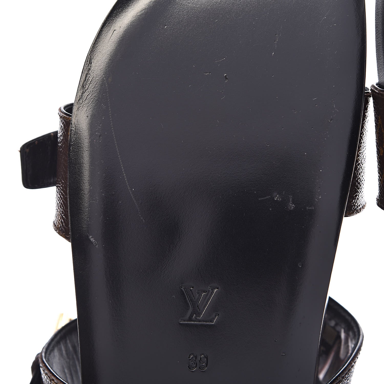 Louis Vuitton Monogram Bom Dia Mule Sandals 39 Black 8 of 11