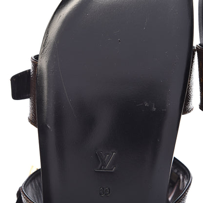 Louis Vuitton Monogram Bom Dia Mule Sandals 39 Black 8 of 11
