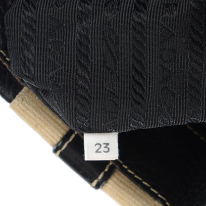 Prada Vitello Daino Stripe Shoulder Bag Nero Black 8 of 12
