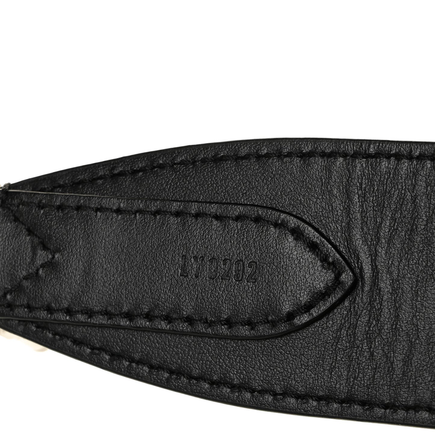 Nylon Jacquard Sporty Bandouliere Shoulder Strap Black